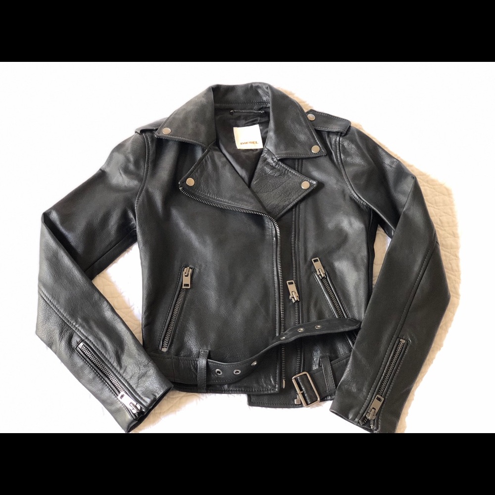 Diesel Leather Jacket (Never Worn!)